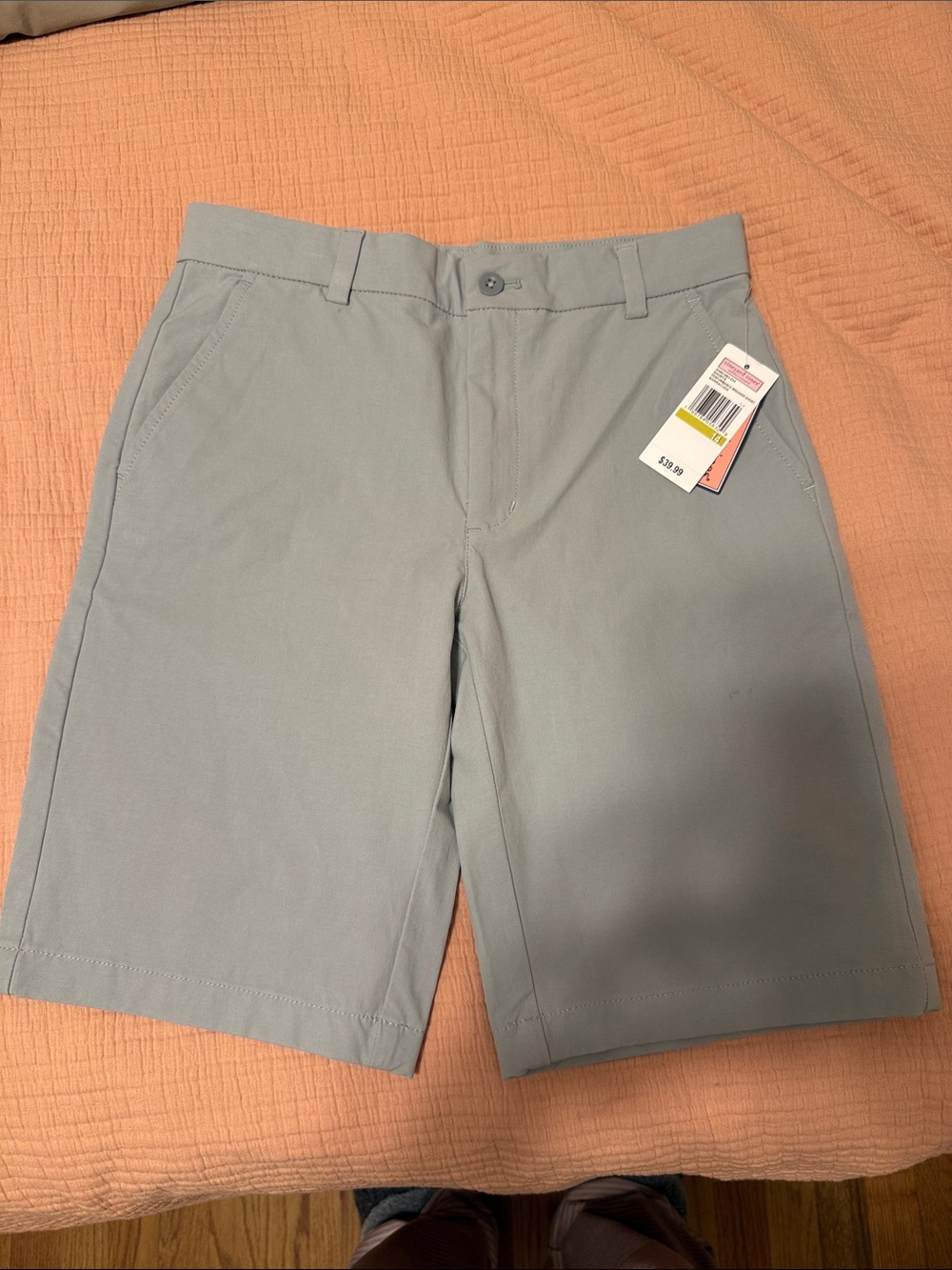 Vineyard Vines boys performance shorts- Barracuda (grey)